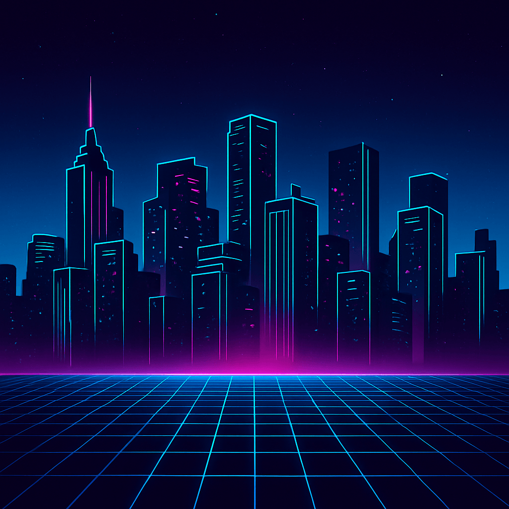 Futuristic cityscape